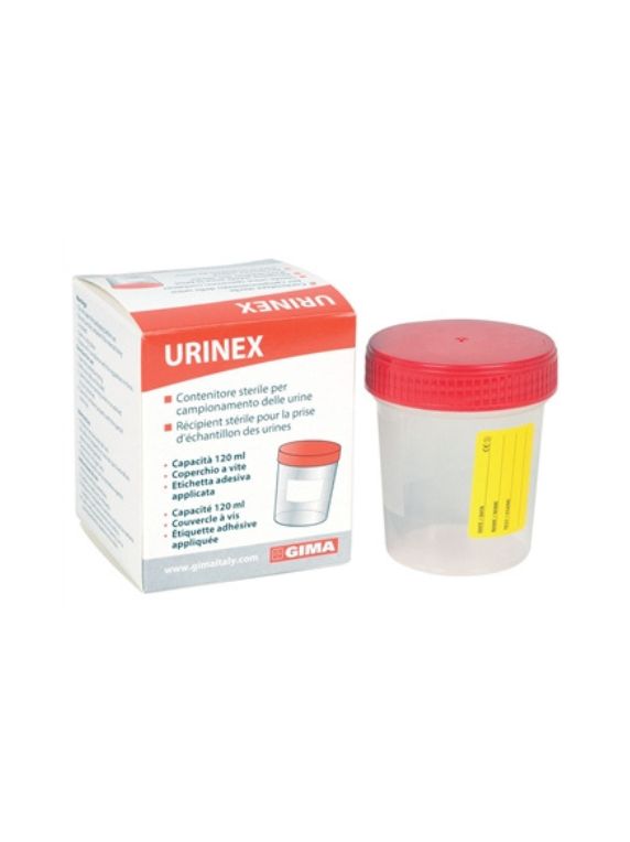 contenitore urine sterile con scatola