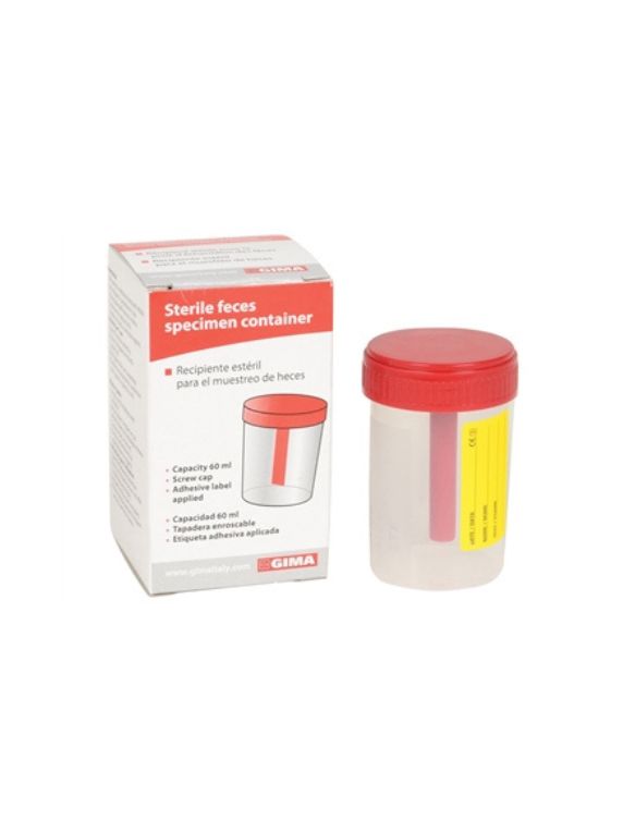 Contenitore feci sterile con scatola 60 ml